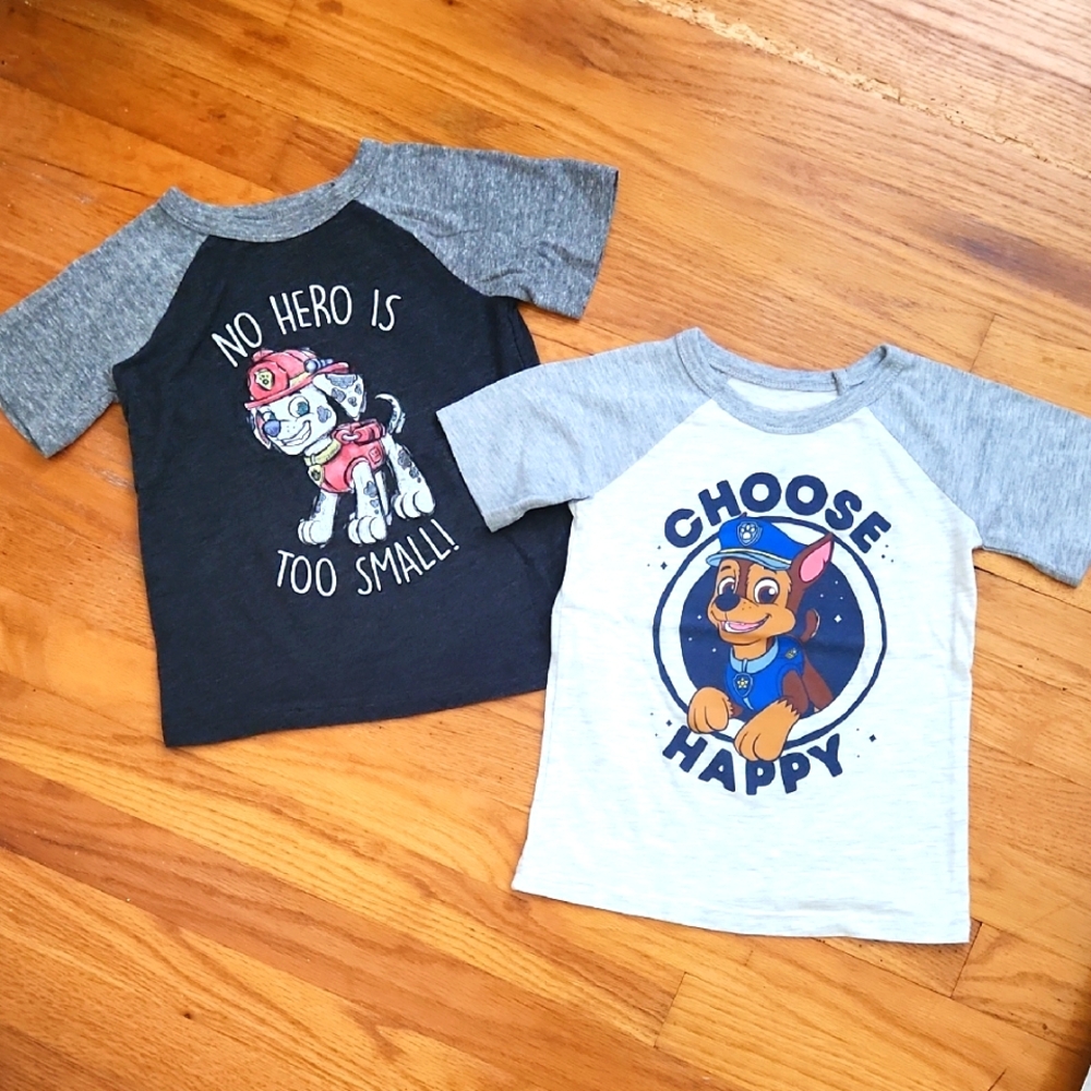 PAW Patrol Short Sleeve Tees 3T Bundle